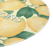 Planche À Découper Citrons personnalisés vert (Coin)