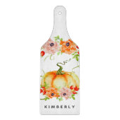 Planche À Découper Citrouille aquarelle (Devant)