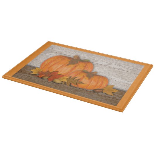 Planche À Découper Citrouille d'automne (Coin)