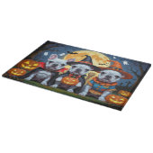 Planche À Découper Citrouille de Bulldogs français Halloween drôle (Coin)