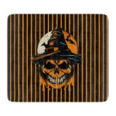 Planche À Découper citrouille/Halloween/crâne/éffrayant (Devant)