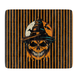 Planche À Découper citrouille/Halloween/crâne/éffrayant