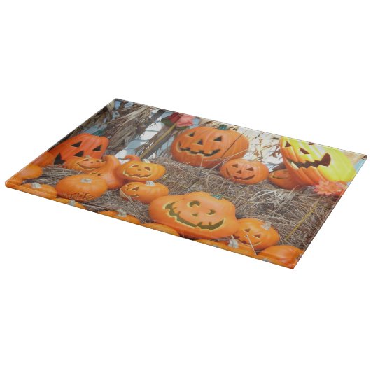 Planche À Découper Citrouille halloween Jack-o'-lantern orange citrou (Coin)