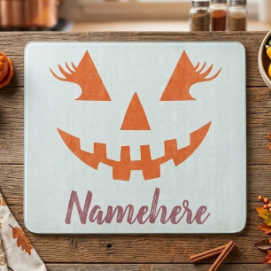 Planche À Découper Citrouille personnalisée Jack O Lantern Halloween