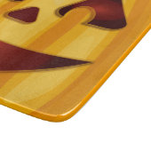 Planche À Découper Citrouille sculpté souriant design Halloween (Coin)