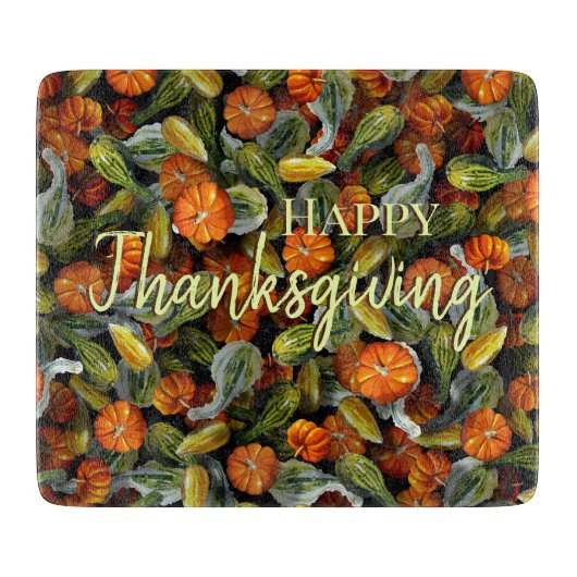 Planche À Découper Citrouille, Squash Automne Harvest Cutest Board (Devant)