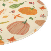 Planche À Découper Citrouille vert et orange, motif sans soudure. (Coin)