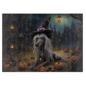 Planche À Découper Citrouilles chinois arrêtés Halloween effrayant (Devant)