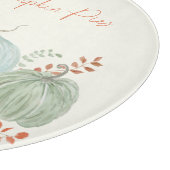 Planche À Découper Citrouilles de chute d'aquarelle (Coin)