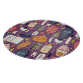 Planche À Découper Citrouilles d'Halloween, motif sorcier sans coutur (Coin)