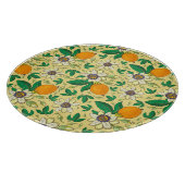 Planche À Découper Citrouilles et Feuilles : Récolte d'automne (Coin)