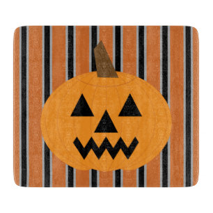 Planche À Découper Citrouilles Halloween amusantes et élégantes