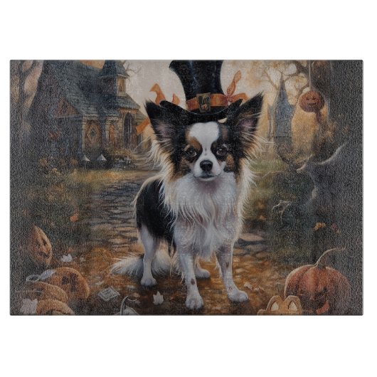 Planche À Découper Citrouilles Papillon Halloween Épouvantable (Devant)
