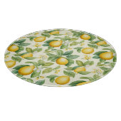 Planche À Découper Citrus aux fleurs de citron méditerranéen (Coin)