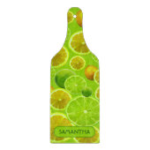 Planche À Découper Citrus Fruit, Lemon & Lime Pattern (Devant)