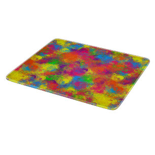 Planche À Découper CKC Paint Can Florals-6x7 CUTBOARD