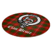 Planche À Découper Clan Bruce Crest Tartan Custom (Coin)