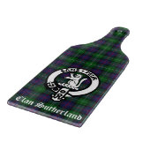 Planche À Découper Clan Sutherland Crest & Tartan (Coin)