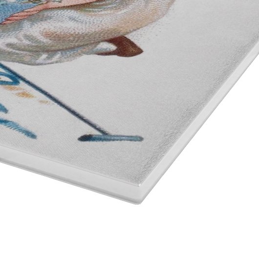 Planche À Découper Clapsaddle : Filles jouant avec des lapins (Coin)