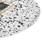 Planche À Découper Classé en marbre noir Terrazzo (Coin)