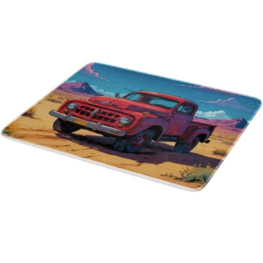 Planche À Découper Classique camionnette américaine