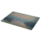 Planche À Découper Claude Monet - Coucher de soleil sur la Seine à La (Coin)