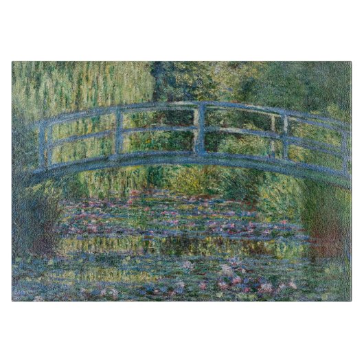 Planche À Découper Claude Monet - Eau Lily étang, Harmonie verte (Devant)