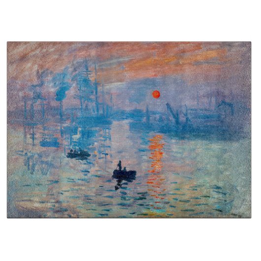 Planche À Découper Claude Monet - Impression, soleil levant (Devant)