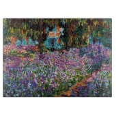 Planche À Découper Claude Monet : Iris dans le jardin de Monet (Devant)