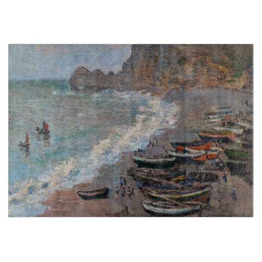 Planche À Découper Claude Monet - La plage d'Etretat (Devant)