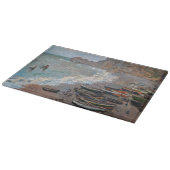 Planche À Découper Claude Monet - La plage d'Etretat (Coin)