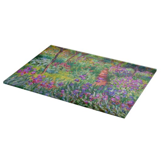 Planche À Découper Claude Monet : Le jardin d'Iris à Giverny (Coin)