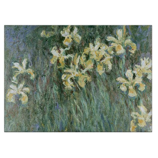 Planche À Découper Claude Monet | les iris jaunes (Devant)