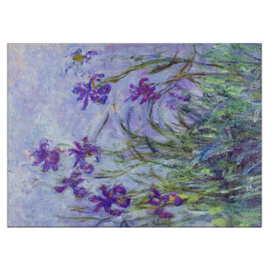 Planche À Découper Claude Monet - Lilac Irises / Iris Mauves (Devant)