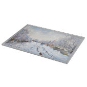 Planche À Découper Claude Monet neige à Argenteuil (Coin)