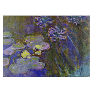 Planche À Découper Claude Monet Nymphéas Agapanthes