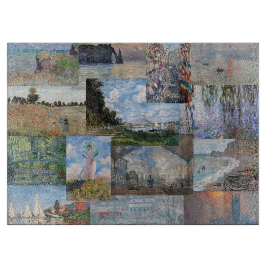 Planche À Découper Claude Monet - Patchwork de chefs-d'oeuvre (Devant)