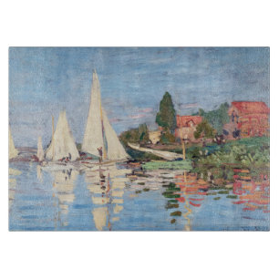 Planche À Découper Claude Monet - Régates à Argenteuil