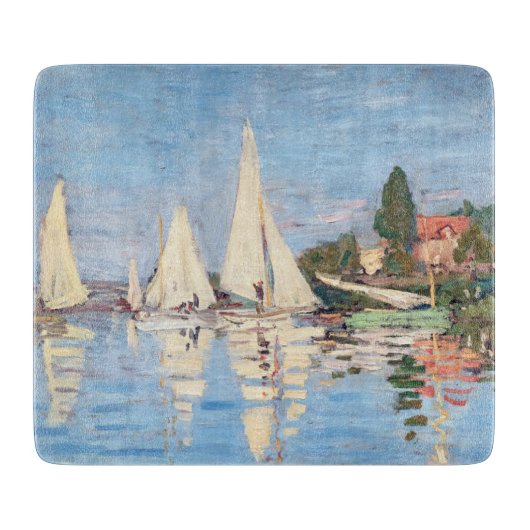 Planche À Découper Claude Monet - Régates à Argenteuil (Devant)