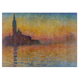 Planche À Découper Claude Monet - San Giorgio Maggiore à Dusk