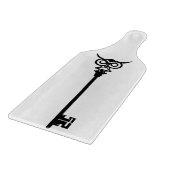 Planche À Découper Clé de squelette de la Chouette tribale (Coin)