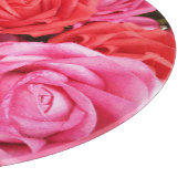 Planche À Découper Closeup Arrière - plan de Rose Rouge Artificielle (Coin)