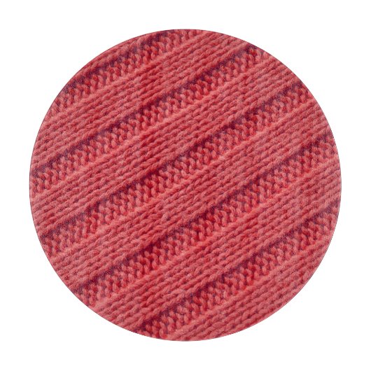 Planche À Découper Closeup stripy crochet texture. (Devant)