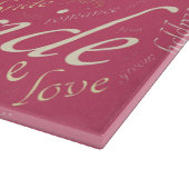 Planche À Découper Cloud de mot mariage (Coin)