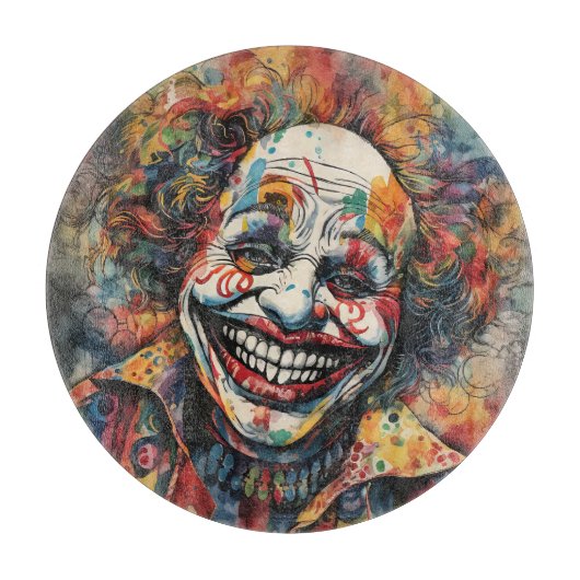 Planche À Découper Clown coloré (Devant)