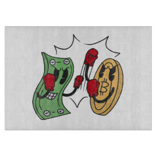 Planche À Découper Club de combat crypto