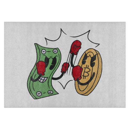 Planche À Découper Club de combat crypto (Devant)