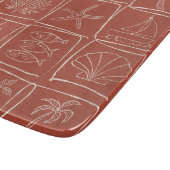 Planche À Découper Coastal Mediterranean Faux Tile Tuscan Terracotta (Coin)