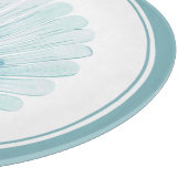 Planche À Découper Coastère Aqua Scallop Seashell (Coin)