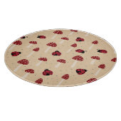 Planche À Découper Coccinelles et Champignons Rouges (Coin)